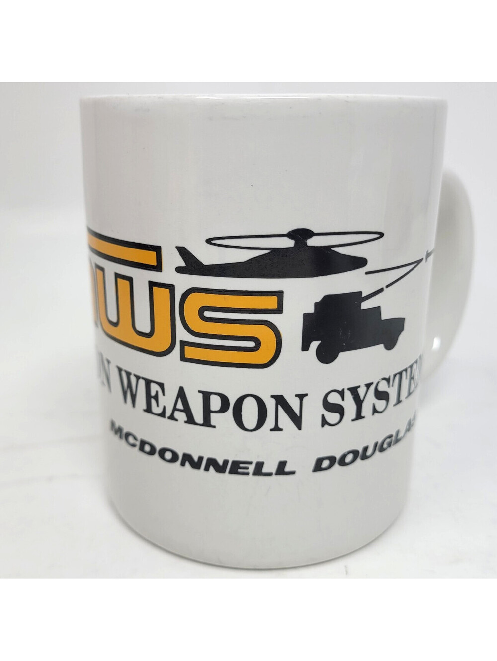 TACAWS McDonnell Douglas Mug Vintage Army Weapon System Aerospace Defense Cup